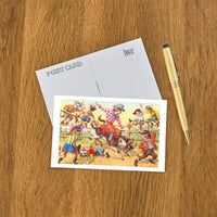 Postcard KC-106 Crazy Cat Rodeo