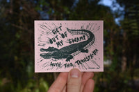 Trans Rights Gator Sticker