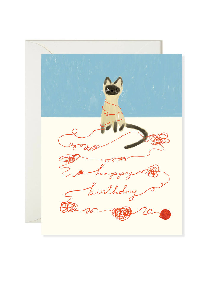 Cat String Birthday