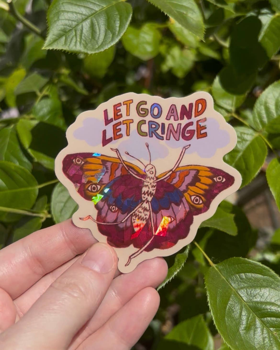Let Cringe Vinyl Sticker