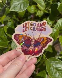 Let Cringe Vinyl Sticker