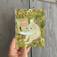 Thanks Bubs Greeting Card