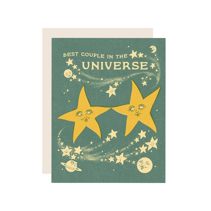 Best Star Couple Wedding Card