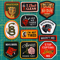 I'm Not Tired Embroidered Patch