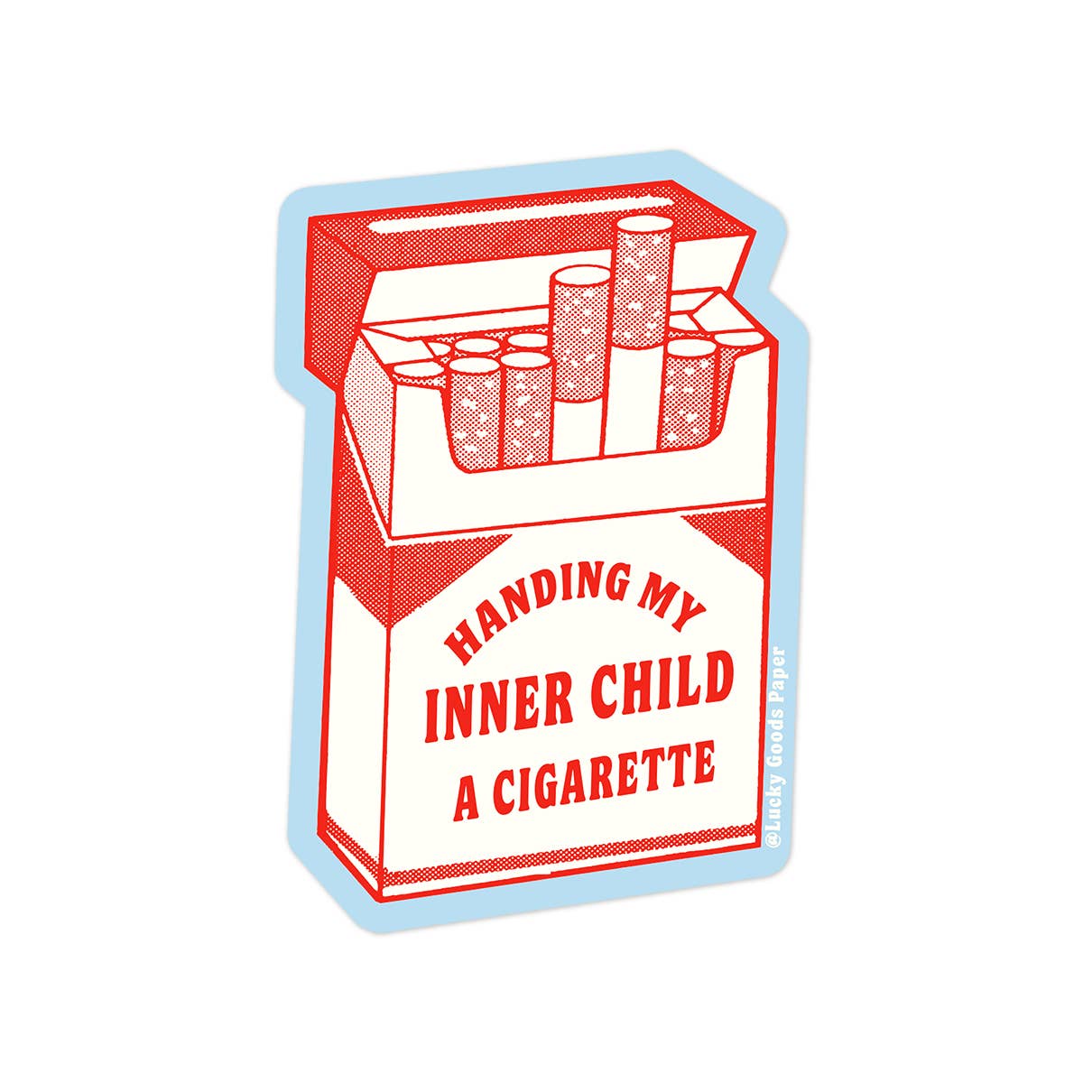 Inner Child Cig – Matte Vinyl Sticker