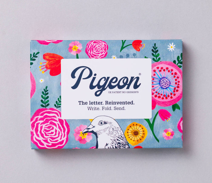 Wildflower Pigeon, Floral Letter Pack - Pack of 6 Letters