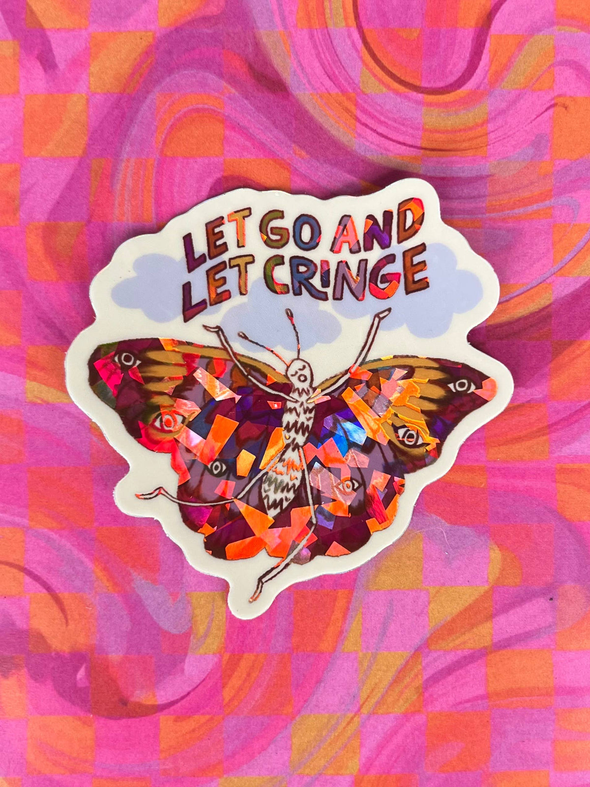Let Cringe Vinyl Sticker