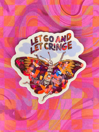 Let Cringe Vinyl Sticker