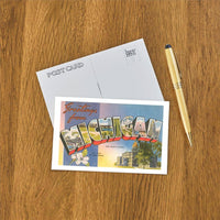 Postcard MI-534 Greetings from Michigan