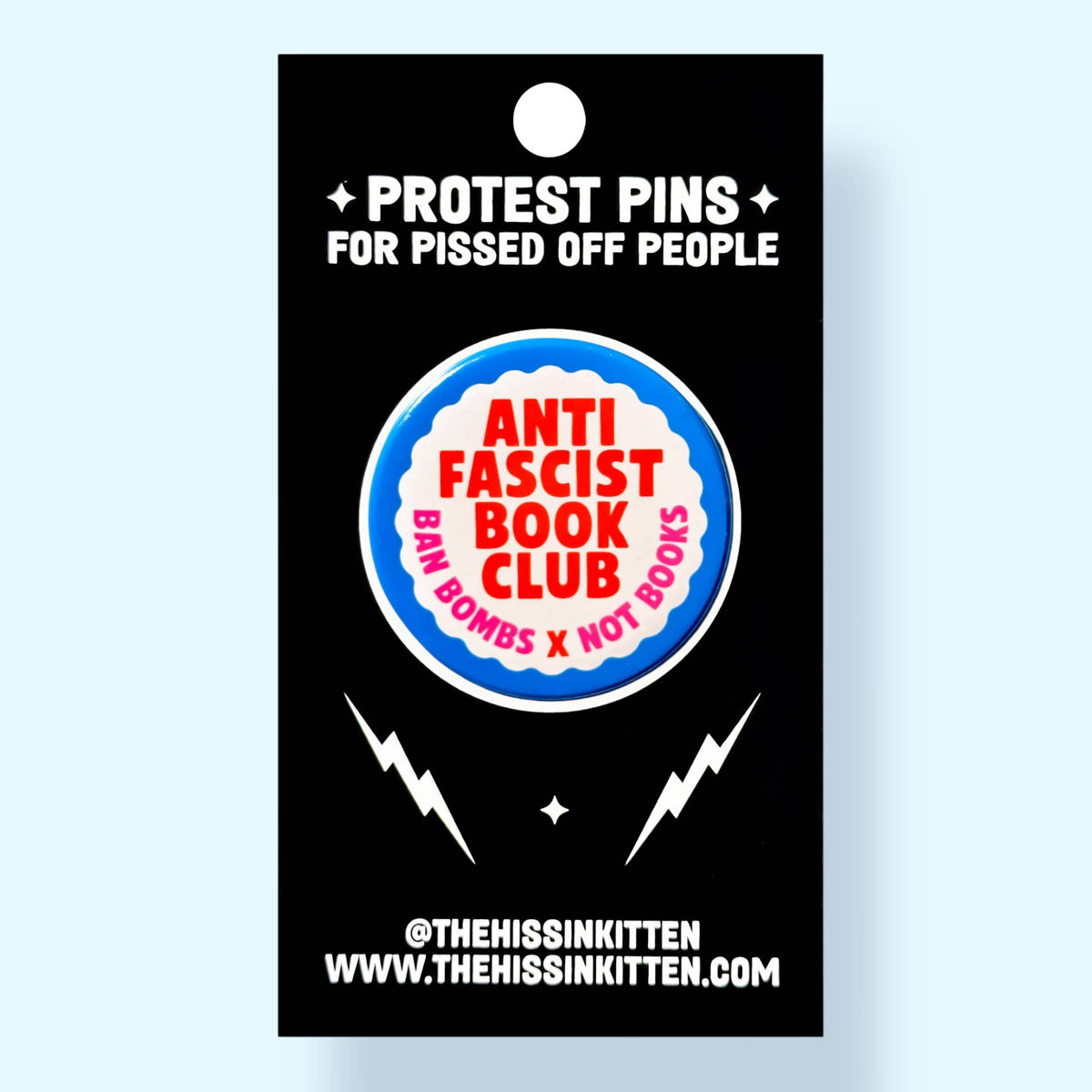 Anti Fascist Book Club (Button or Magnet!)