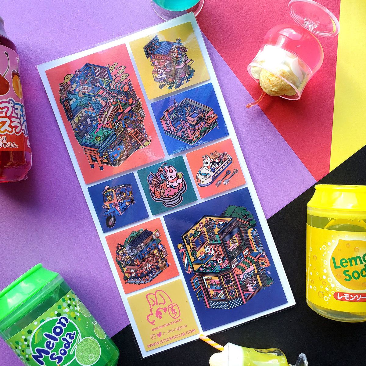 Magic Metropolis Sticker Sheet