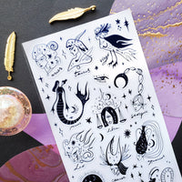 Mystical Zodiac Sticker Sheet