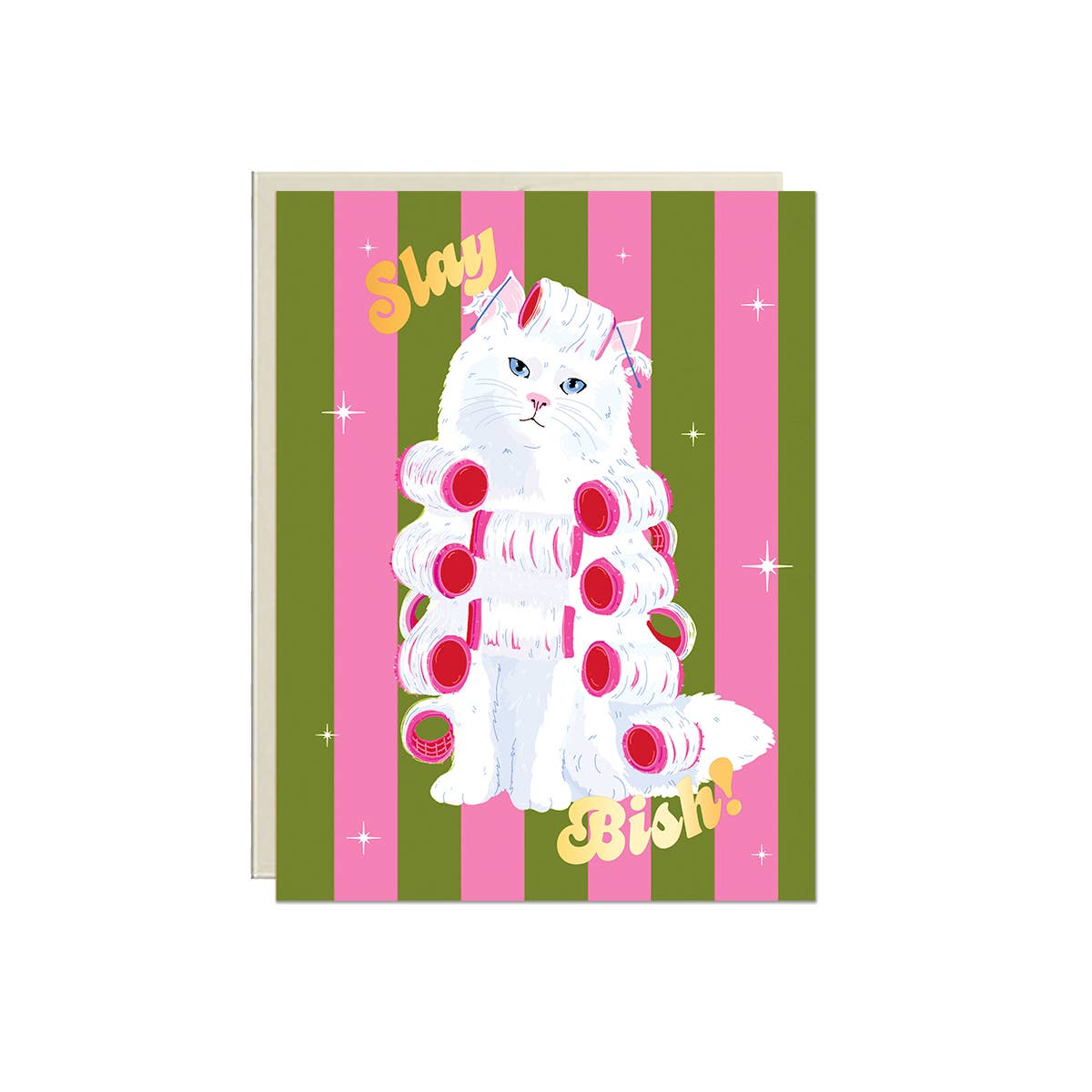 Slay Bish Kitty – Foil Friendship ✿ Encouragement Card