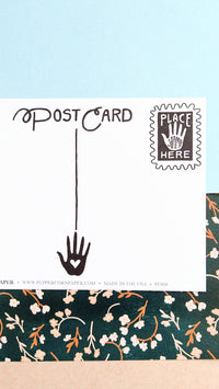 Hello Woodland Animal Postcard