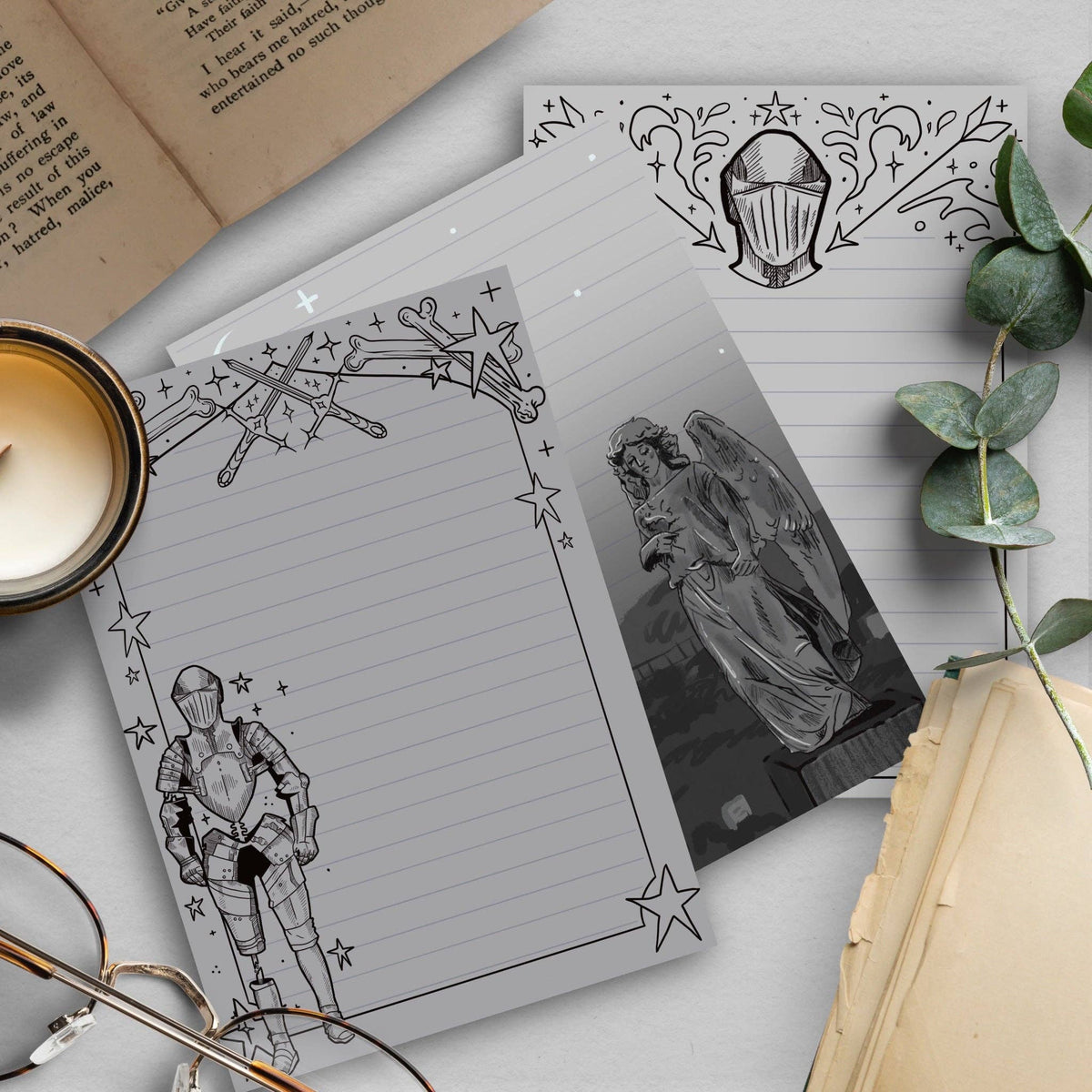 Death Knight Illustrated Paper Pack