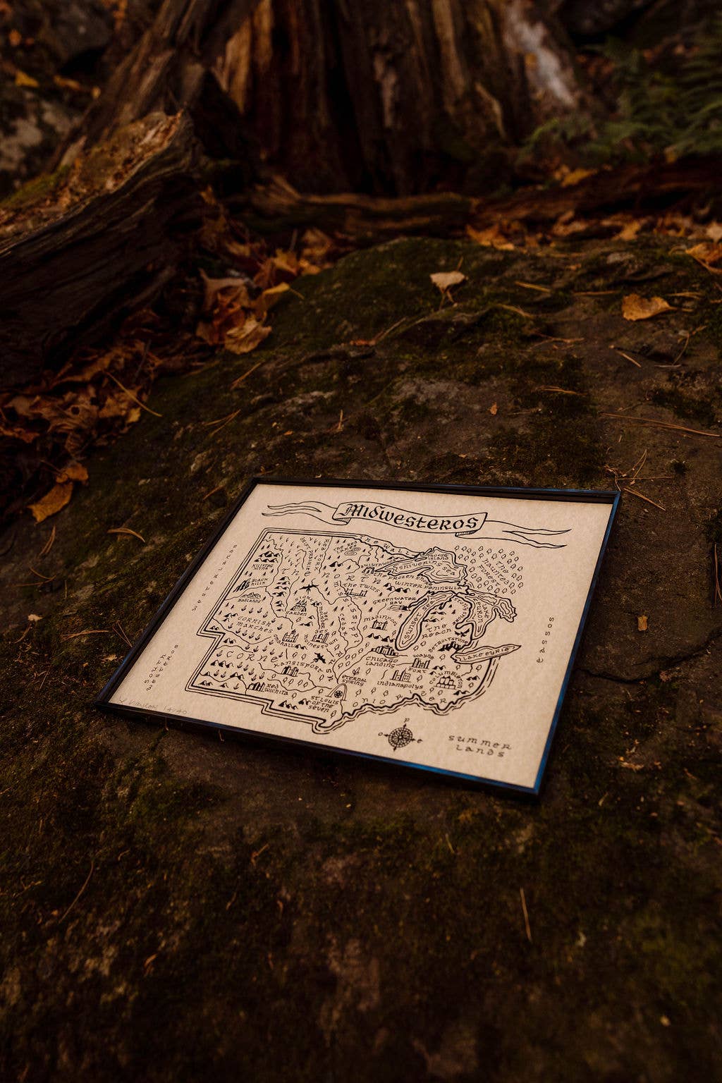 Midwesteros Map Print