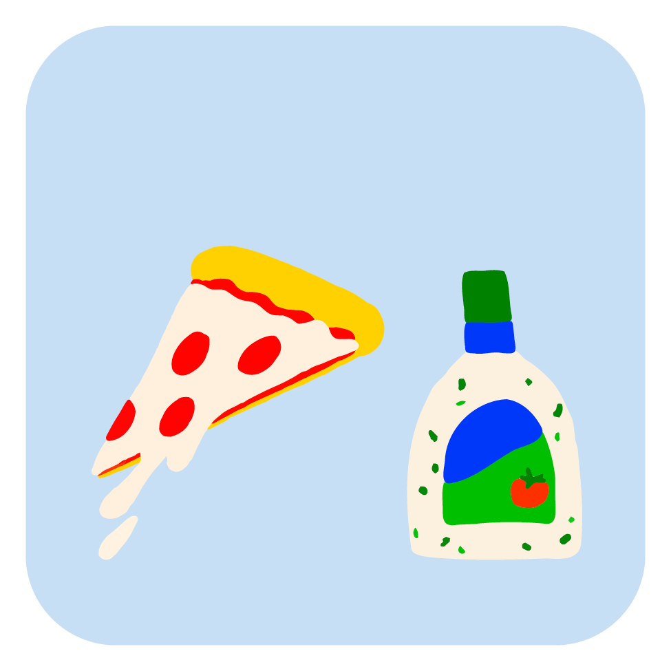 Pizza & Ranch Buddies Iron On