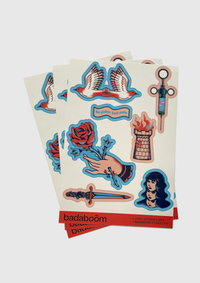 No Gains Just Pain Sticker Sheet