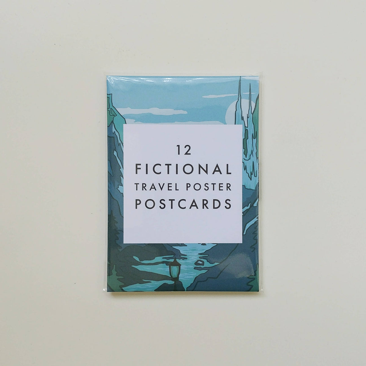 Fictional Travel Postcard Set - Twelve Pack