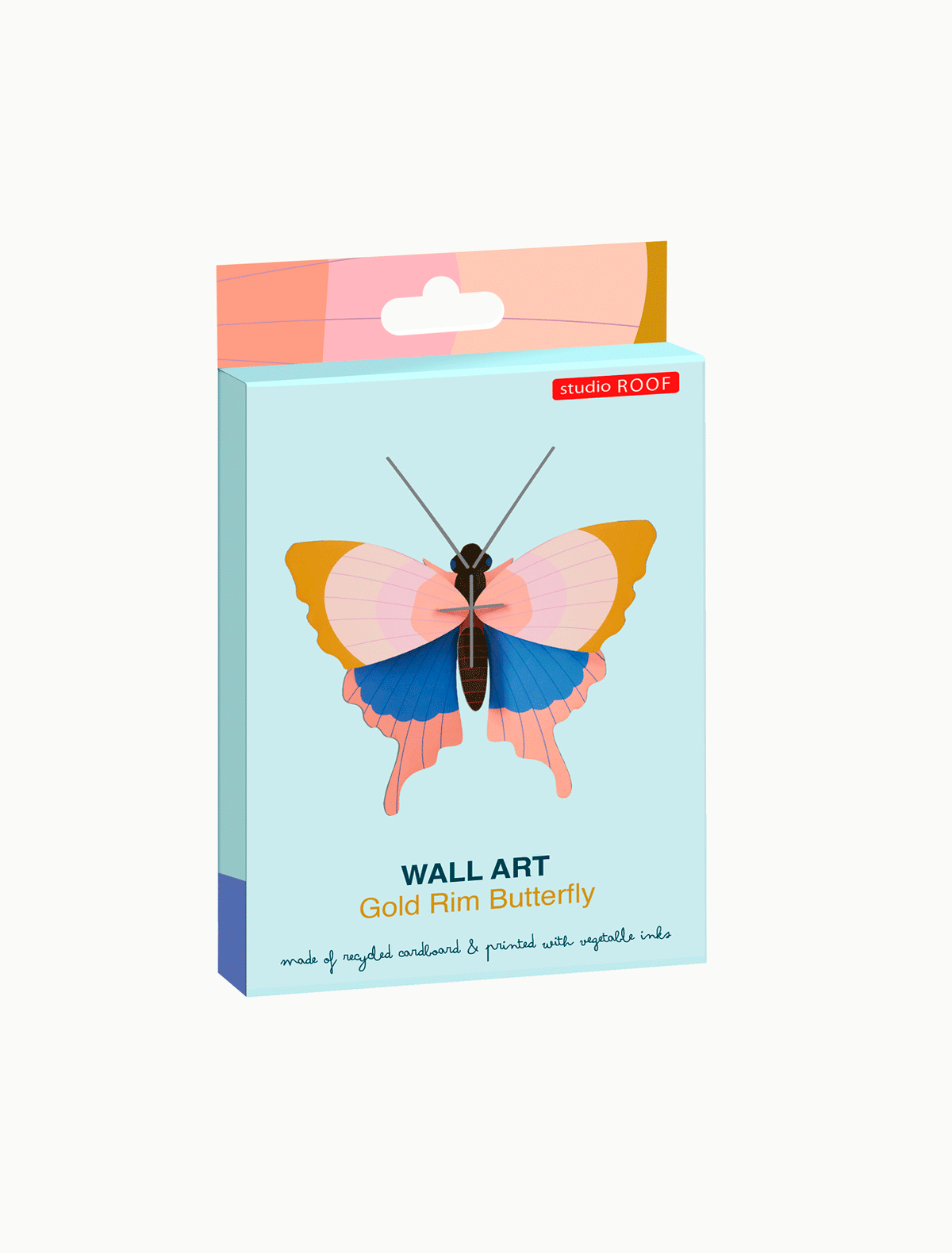 3D Wall Art - Butterfly - Gold Rim Butterfly