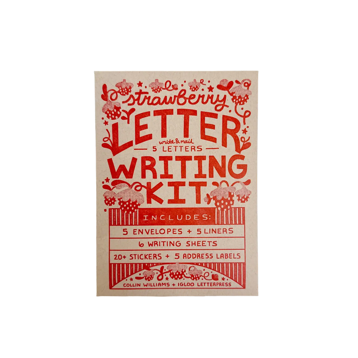 Strawberry Letter Writing Kit