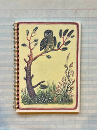 Folksy Forest Scene Notebooks