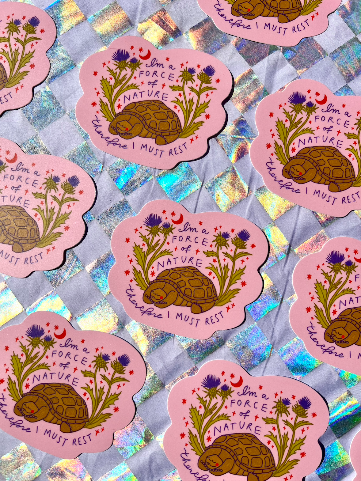 Turtle Time Vinyl Sticker