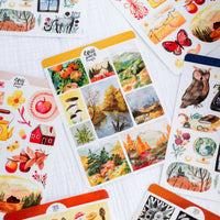 Sticker Sheet — Fall Landscapes