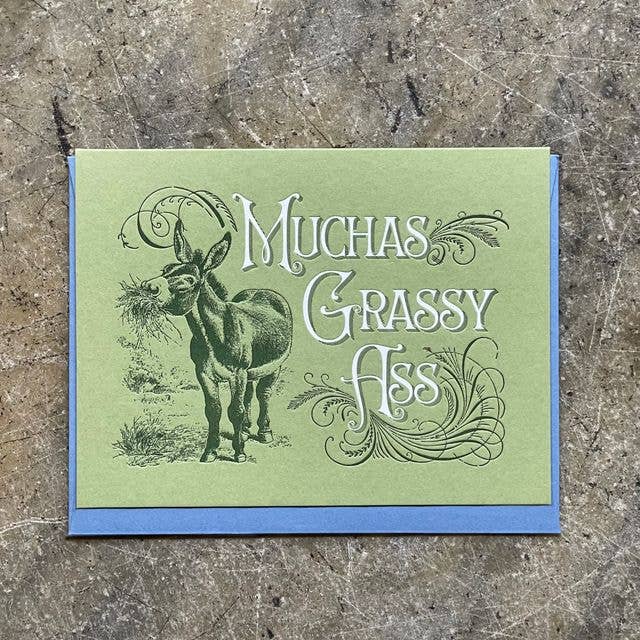 Card / Muchas Grassy Ass