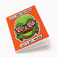 Weird Creature Birthday Card