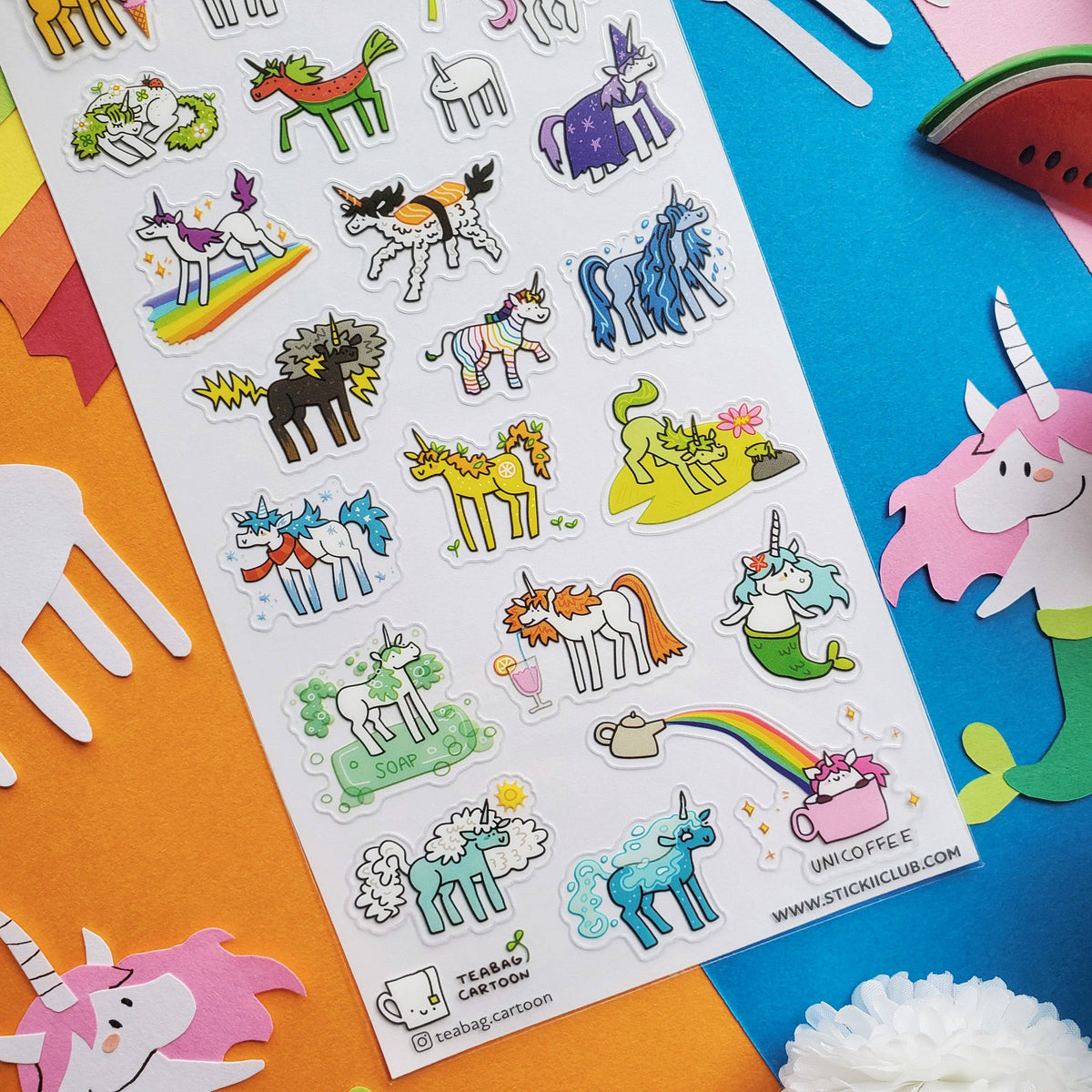 Uni-cool Hybrids Sticker Sheet