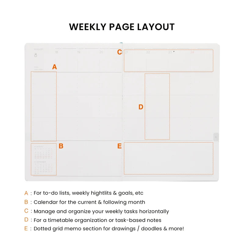 2027 Weekly Planner - Nahe B6
