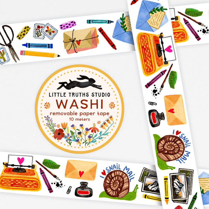 I Love Snail Mail Washi by Little Truths Studio