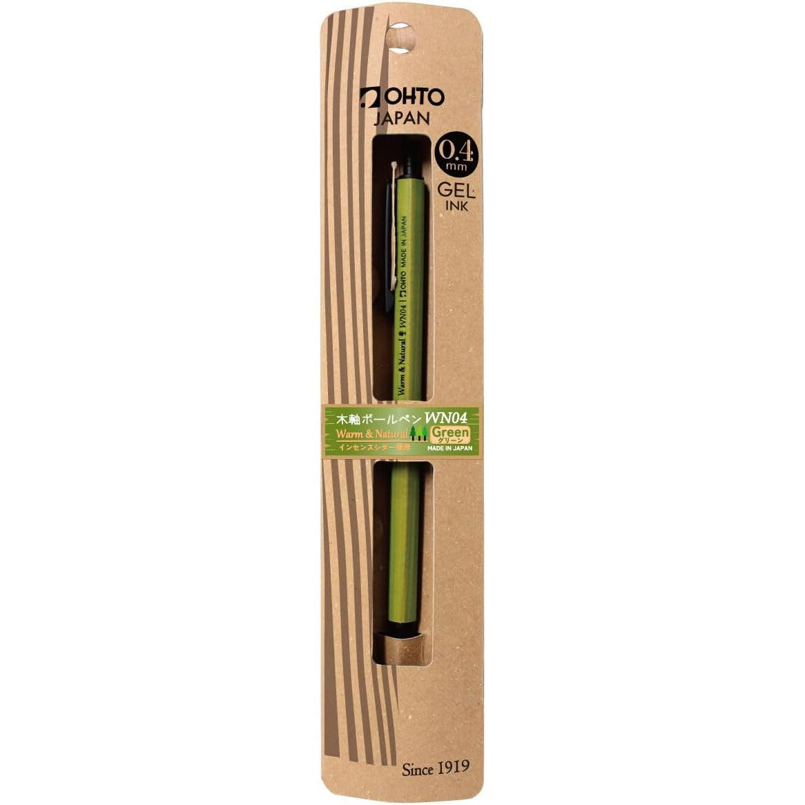 Ohto Japan Warm & Natural Gel Pen