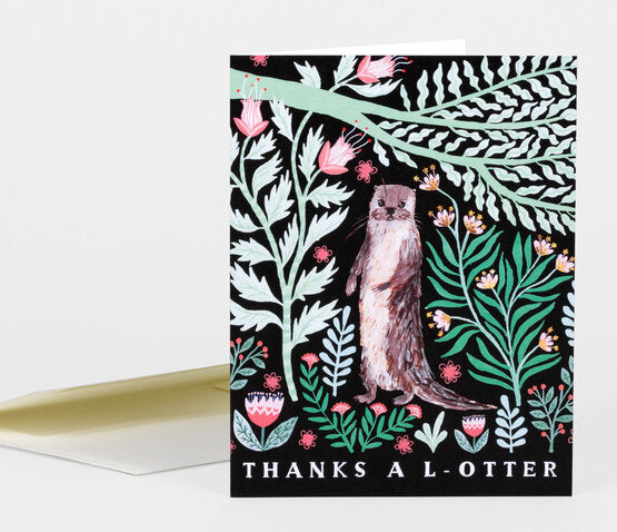 Thanks a L-Otter Card by Papio Press