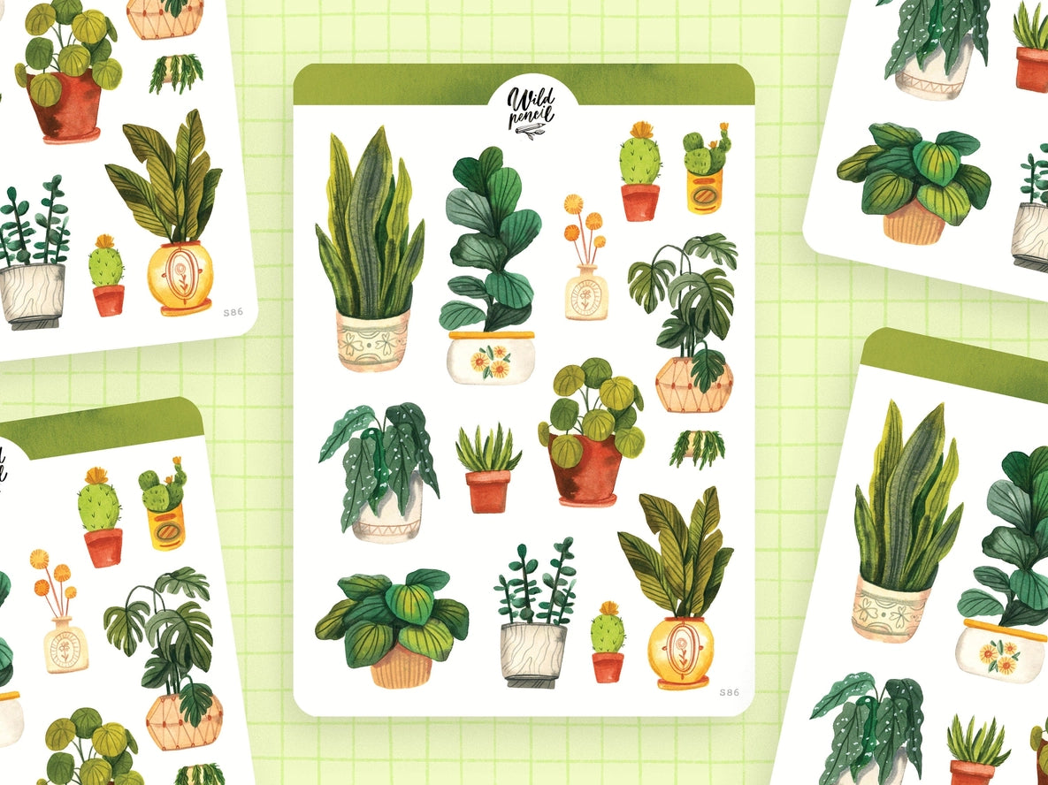 Sticker Sheet — Plants