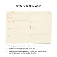 2027 Weekly Planner Poche A6