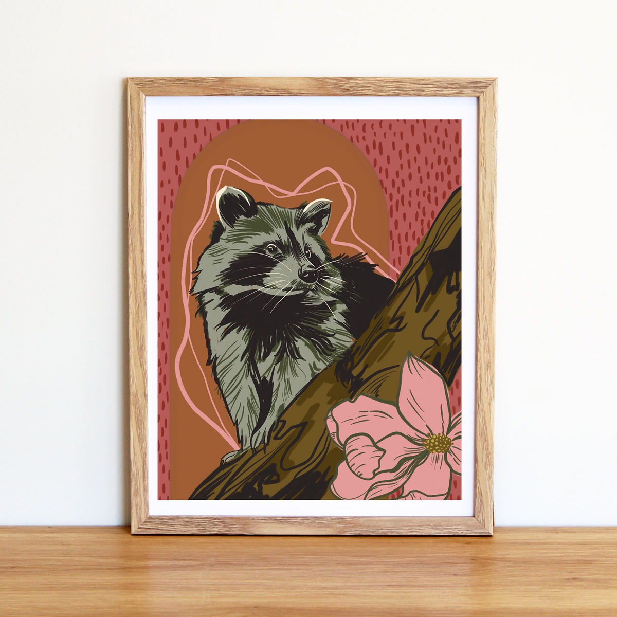 Eastside Racoon Print