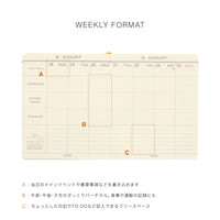 2027 Weekly Diary San Marino Square - Orange
