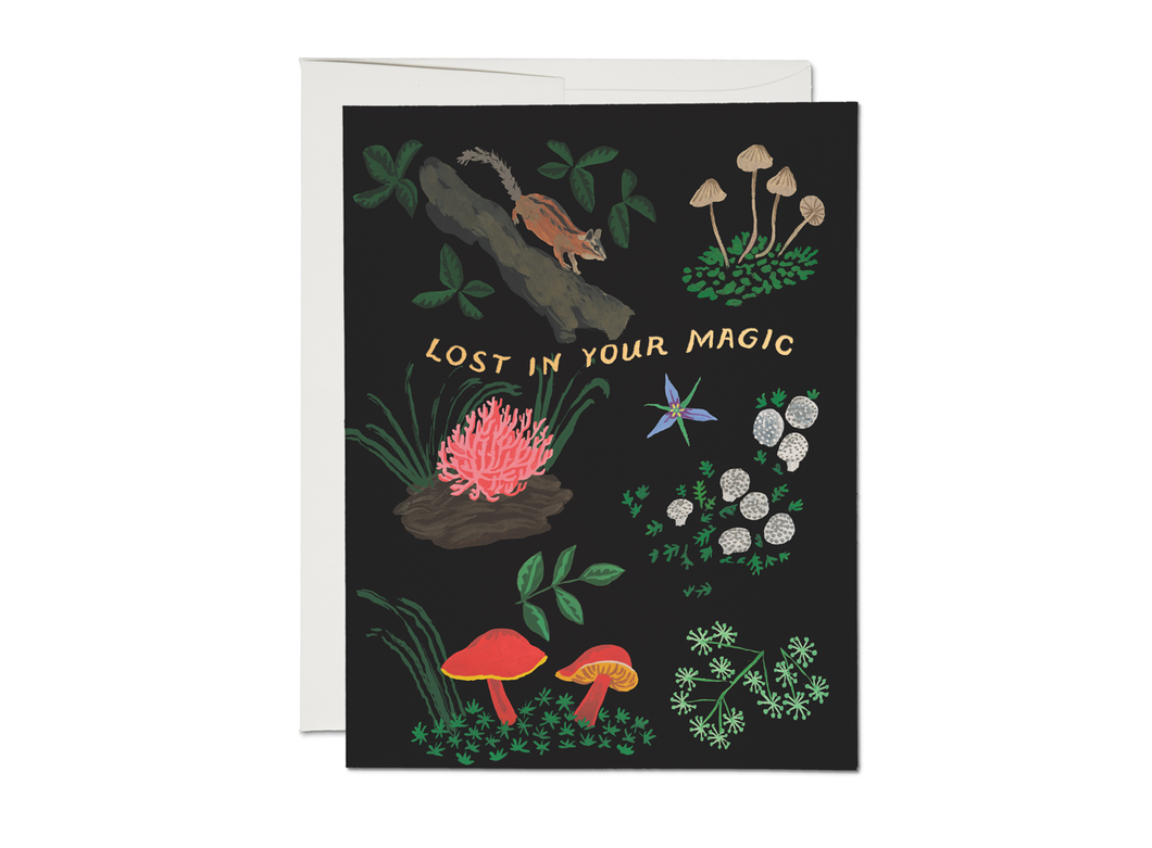 Lost in Your Magic love greeting card