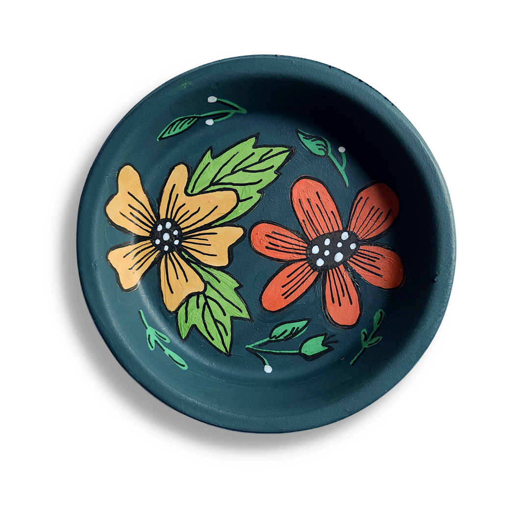 Floral Altar Dish - Medium