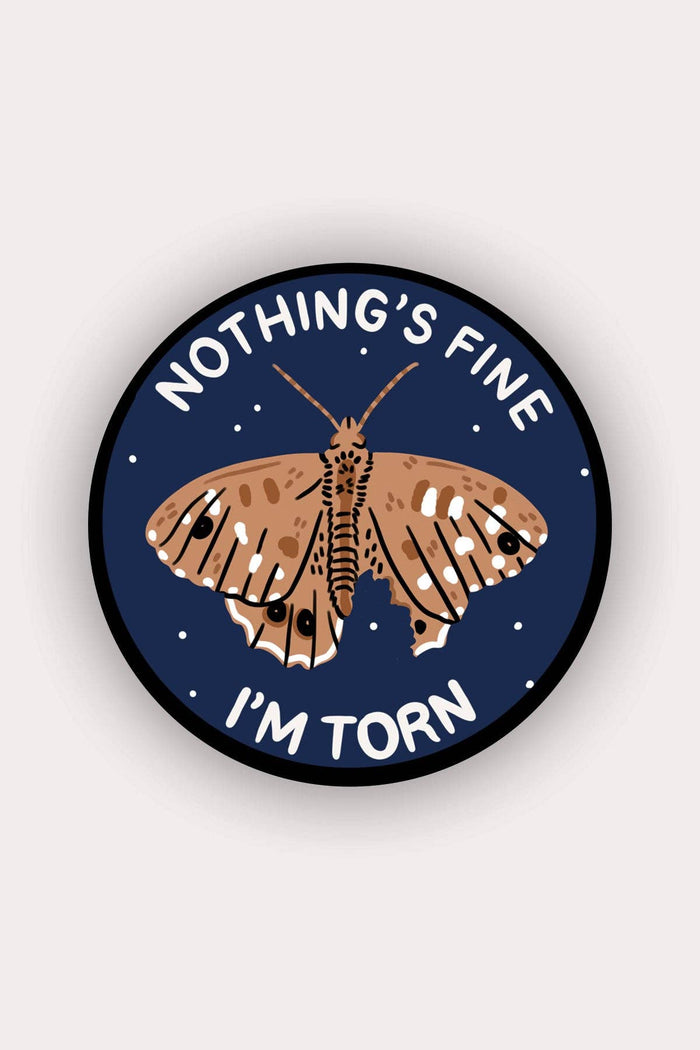 I'm Torn Vinyl Sticker