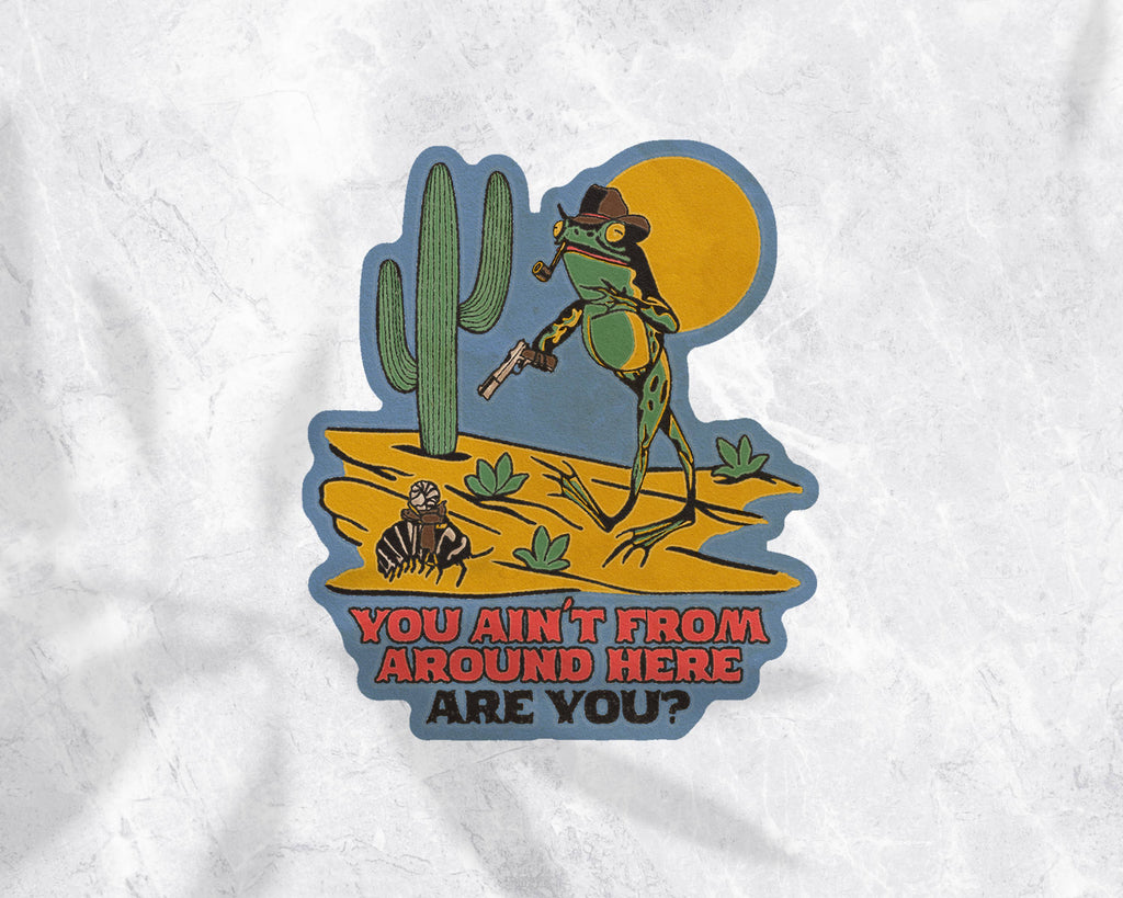 Rough Rider Toad Sticker Toad Cowboy Sticker – Dear Ollie