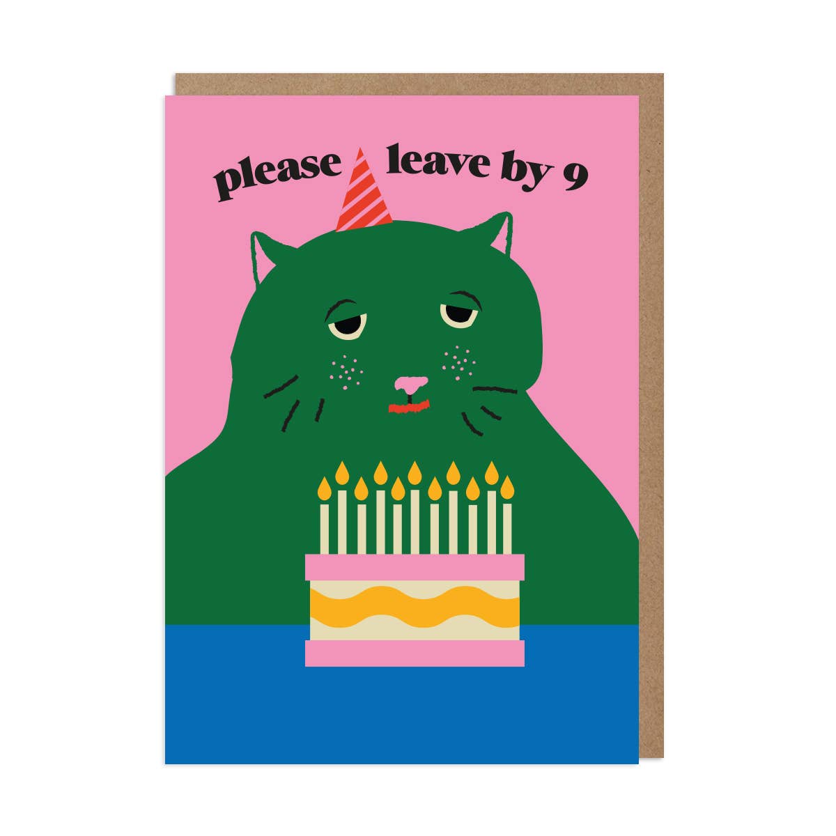 Grumpy Cat Funny Birthday Card  Dear Ollie