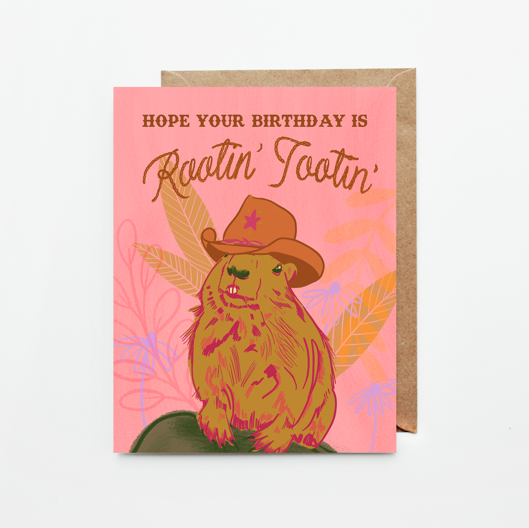 Rootin Tootin Birthday Card