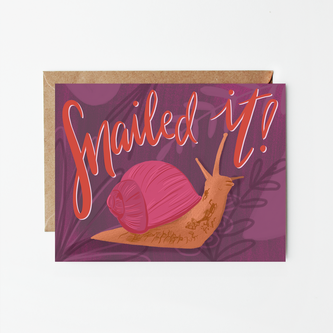 Snailed It Card