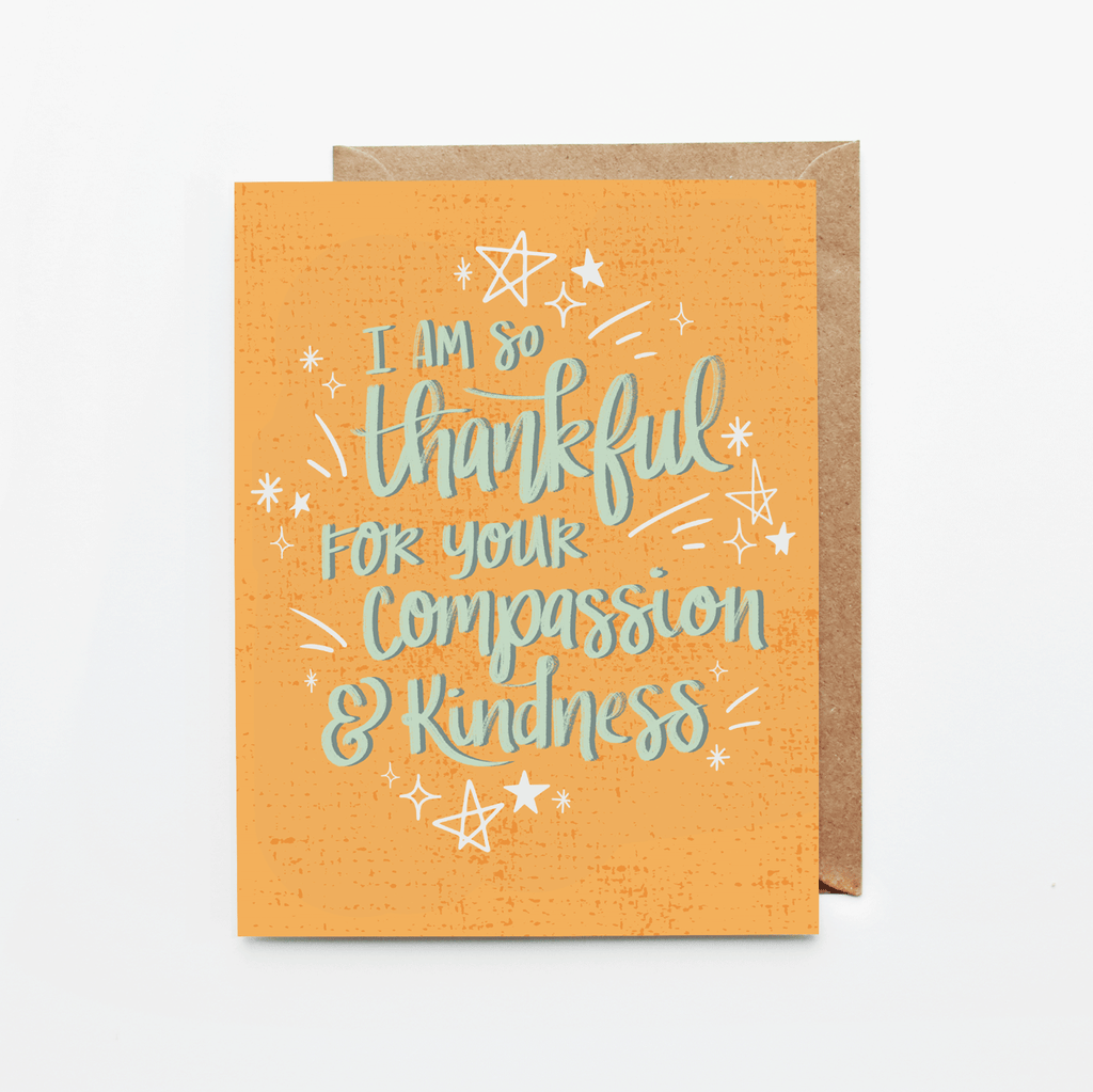 Thankful for Your Compassion & Kindness Card – Dear Ollie